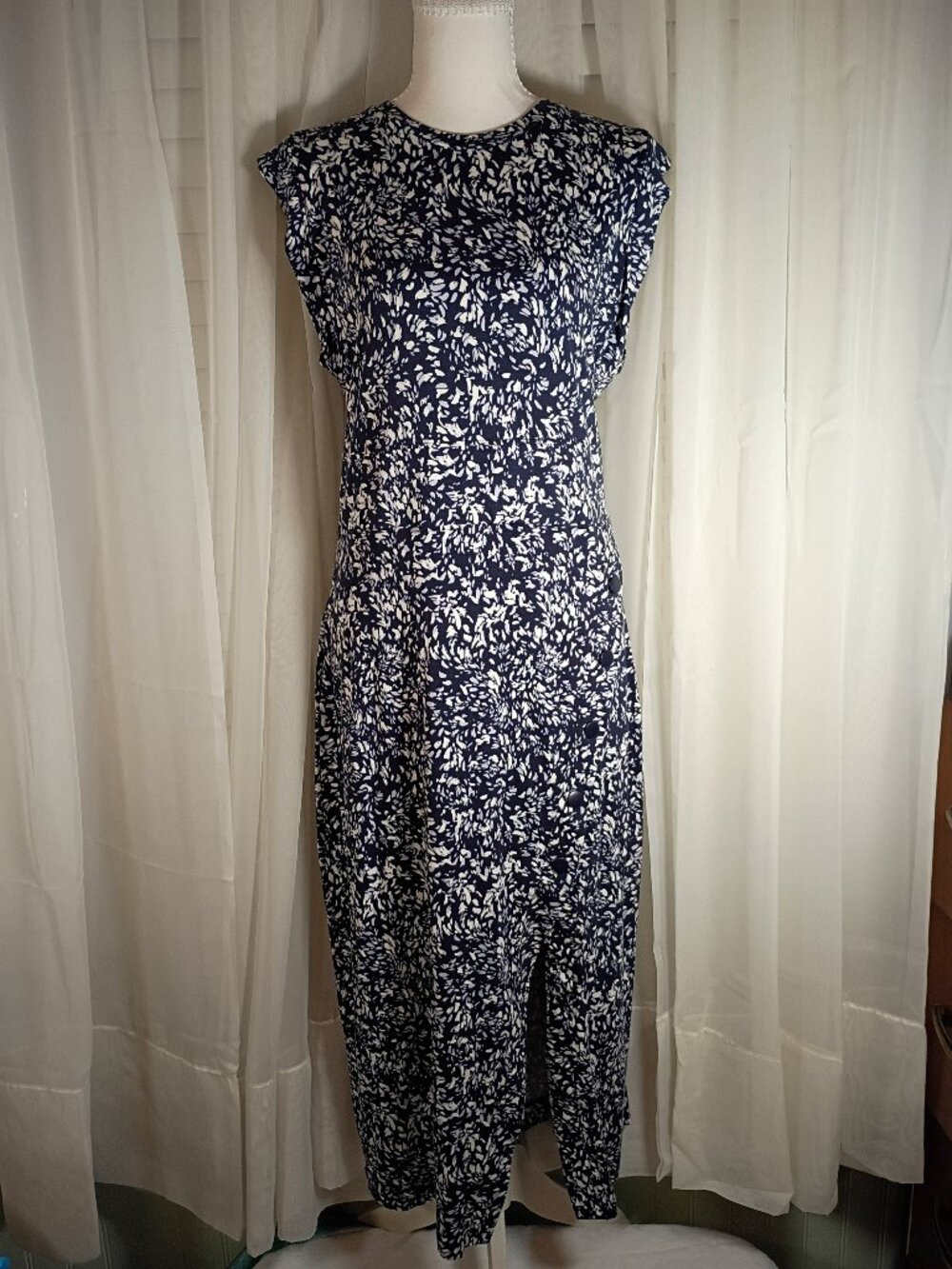 Grey State Chiara Midi Dress Size L Anthropologie